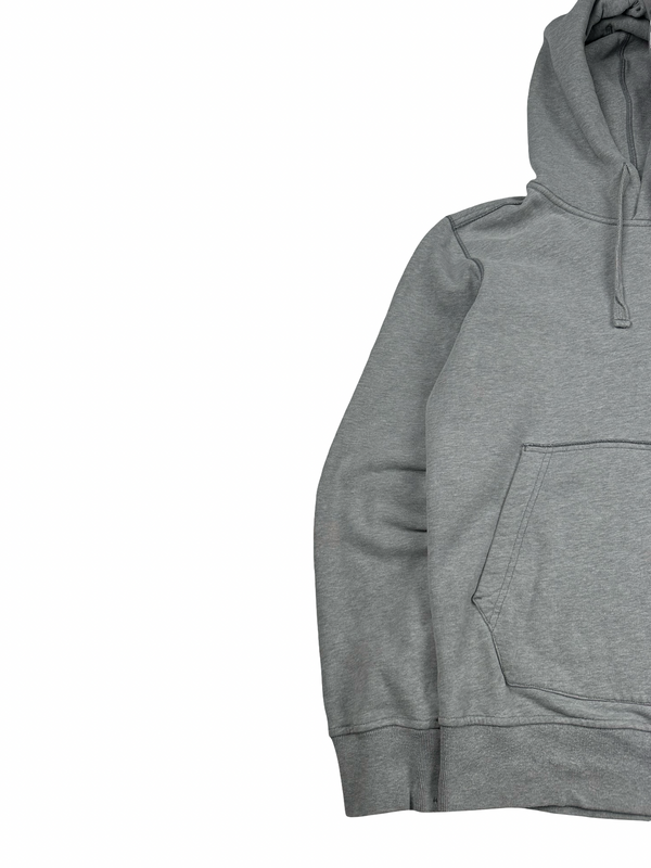 Stone Island 2018 Grey Cotton Pullover Hoodie - Medium
