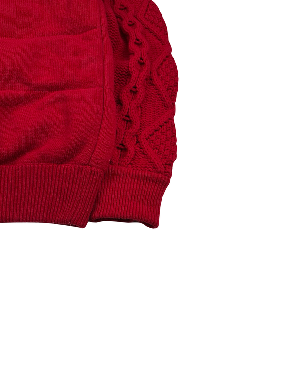 CP Company Red Down Filled Knit Goggled Jacket - Large