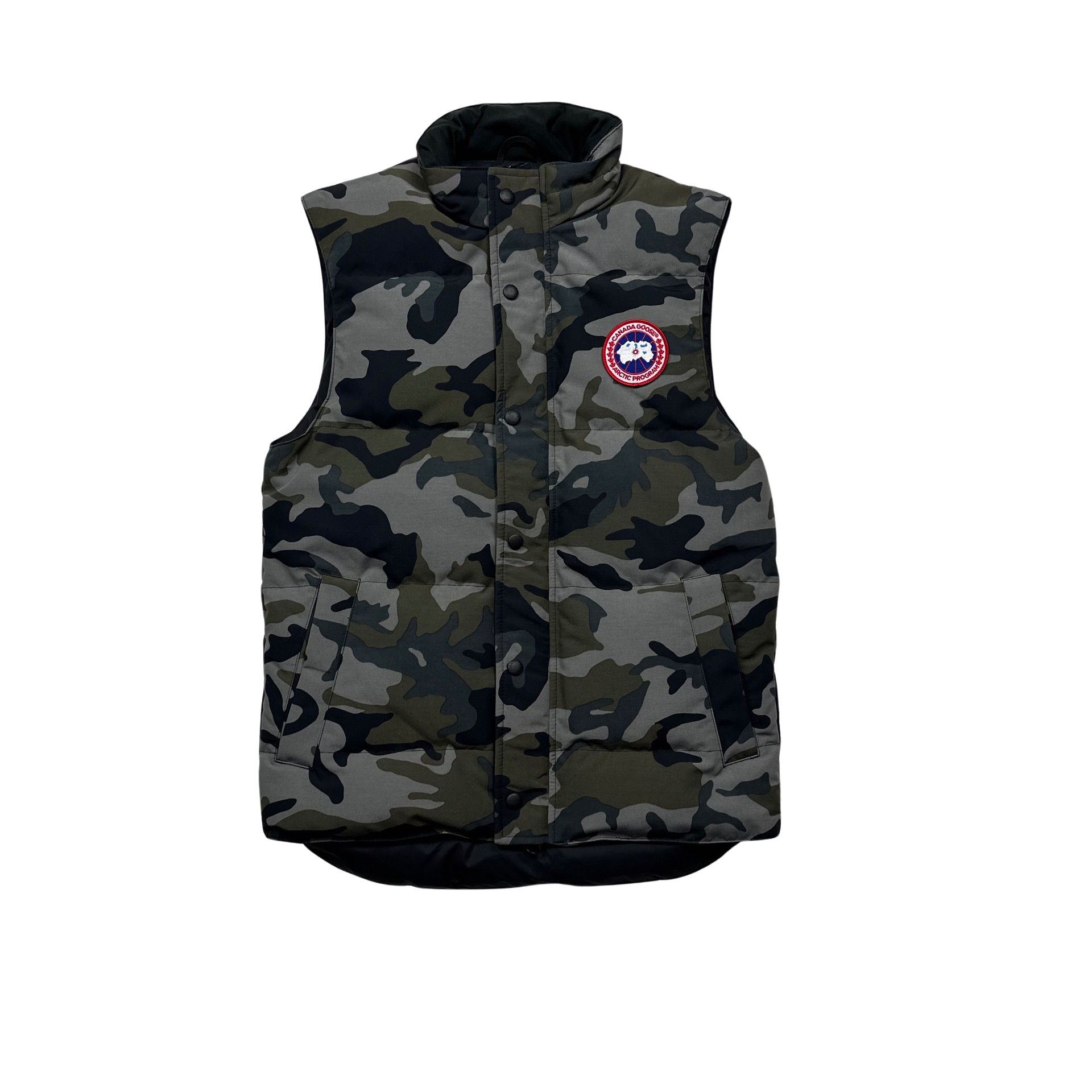 Canada Goose Woodland Camo Freestyle Gilet Vest Small