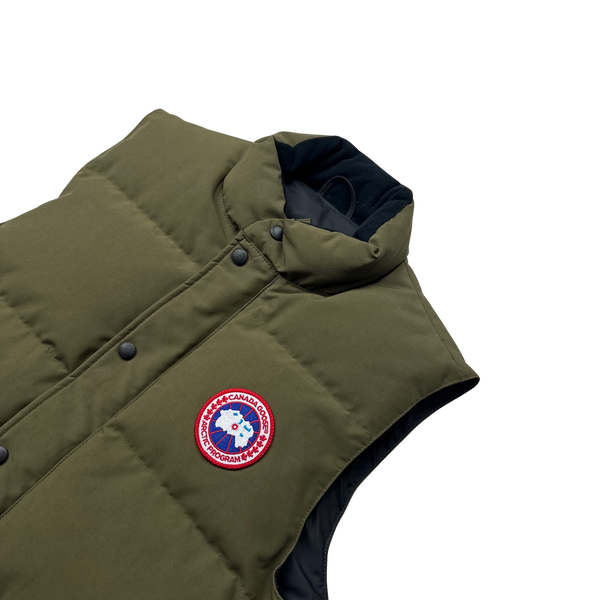 Khaki green canada goose gilet hotsell