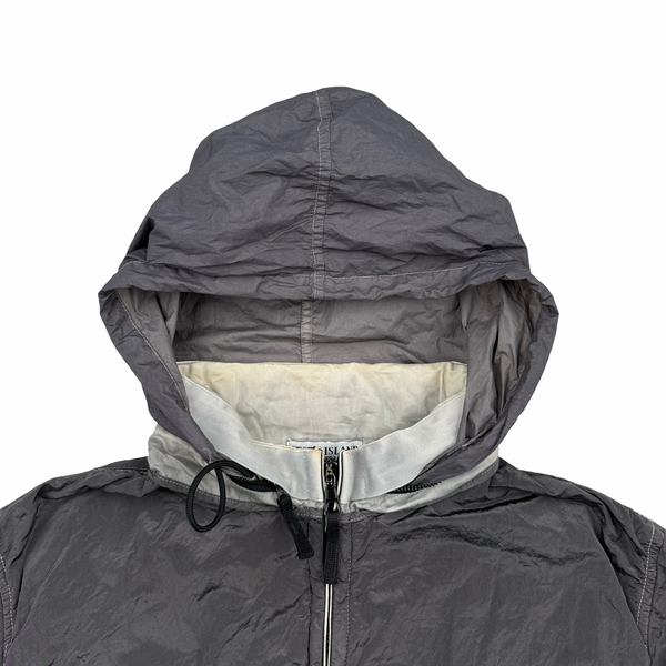 Stone Island 2010 Silver Grey Nylon Metal Jacket - XXL