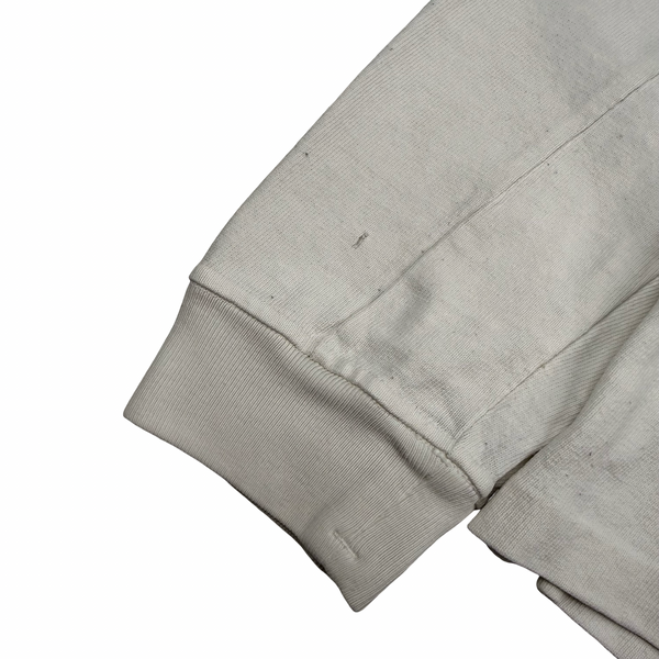 Stone Island 2018 White Cotton Crew Neck Jumper - Large