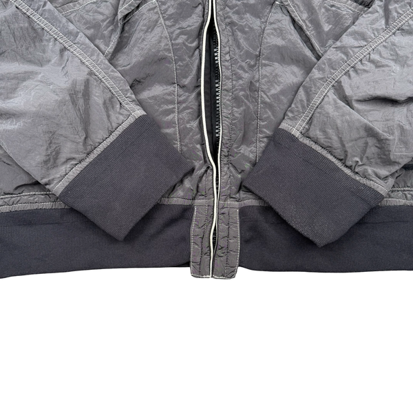 Stone Island 2010 Silver Grey Nylon Metal Jacket - XXL