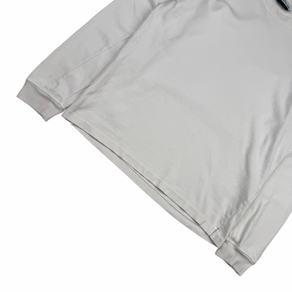 Stone Island 2018 White Cotton Crew Neck Jumper - Large