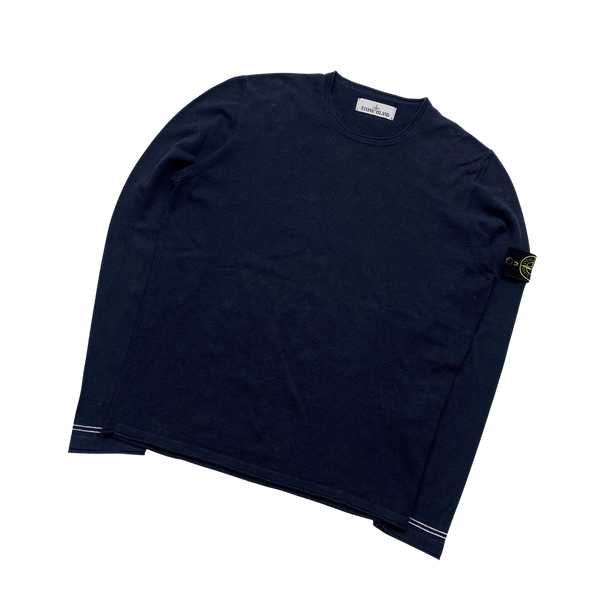 Stone Island Wool Blend Crewneck Jumper Small Mat s Island