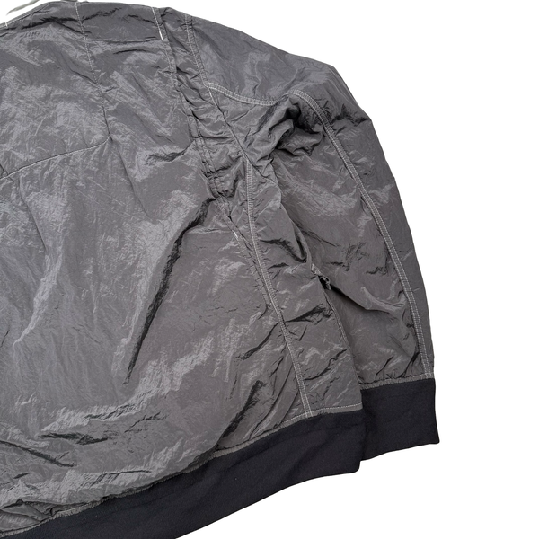 Stone Island 2010 Silver Grey Nylon Metal Jacket - XXL