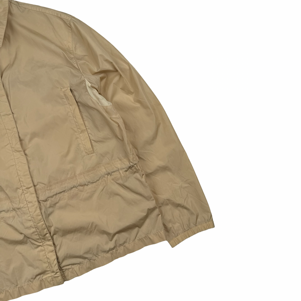 Prada Beige Nylon Red Tab Jacket - XS (44)