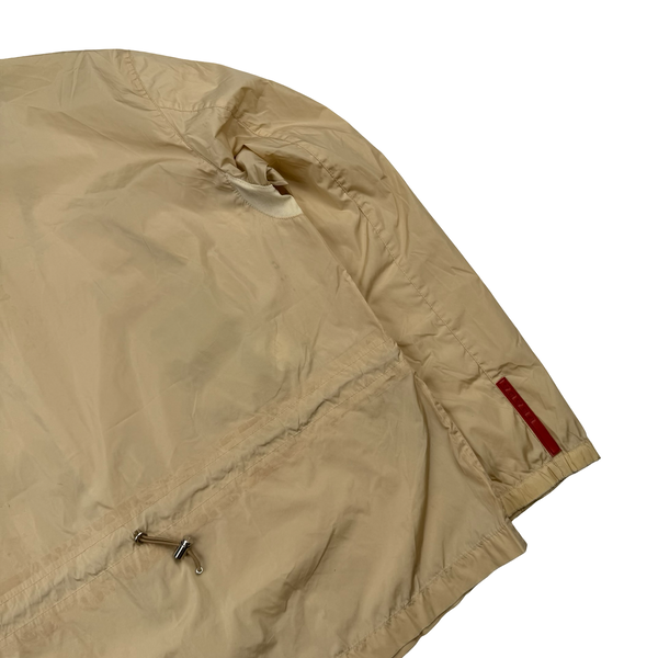 Prada Beige Nylon Red Tab Jacket - XS (44)