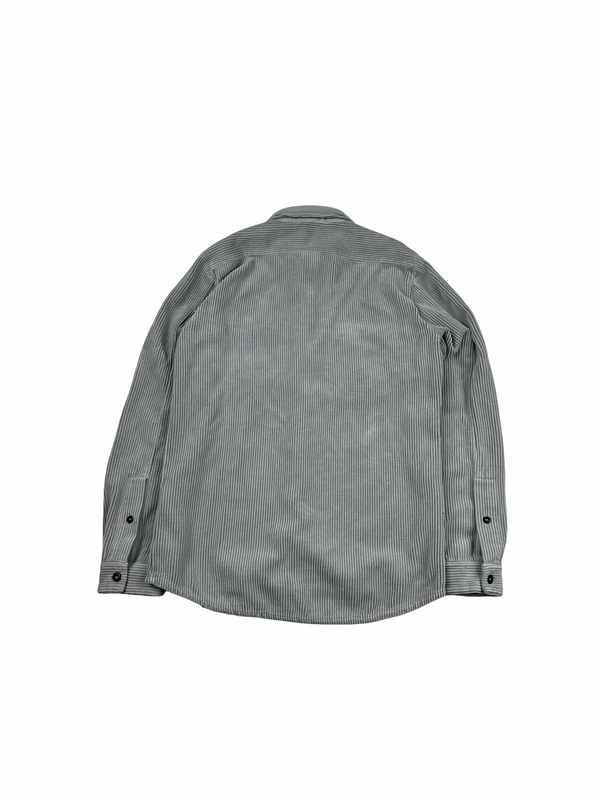 Stone Island 2018 Grey Cotton Corduroy Overshirt - Small