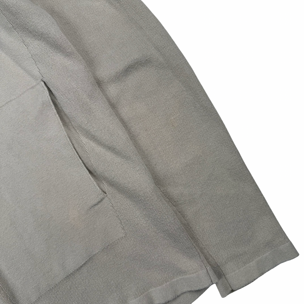 Stone Island 2018 Ghost Beige Cotton Full Zip Jumper - Large