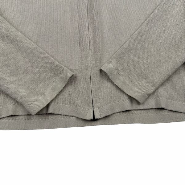 Stone Island 2018 Ghost Beige Cotton Full Zip Jumper - Large