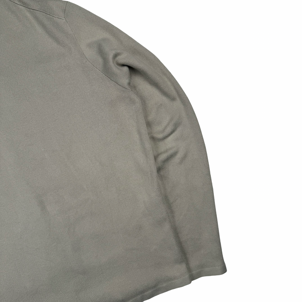 Stone Island 2018 Ghost Beige Cotton Full Zip Jumper - Large