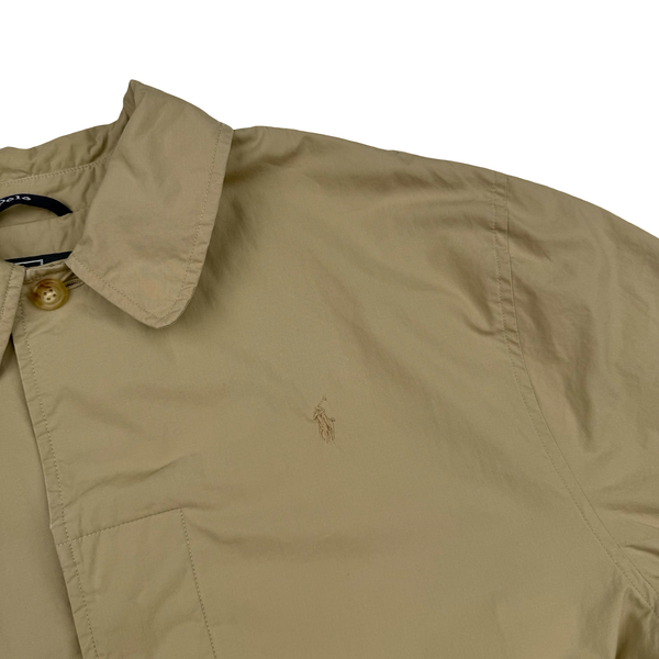 Ralph Lauren Vintage Camel Cotton Overcoat - XL
