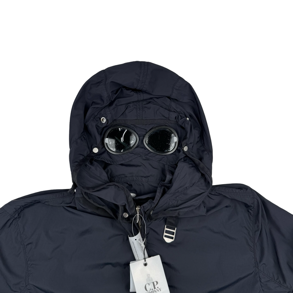 CP Company 2009 Navy Nylon Hooded Goggle Jacket - XXL