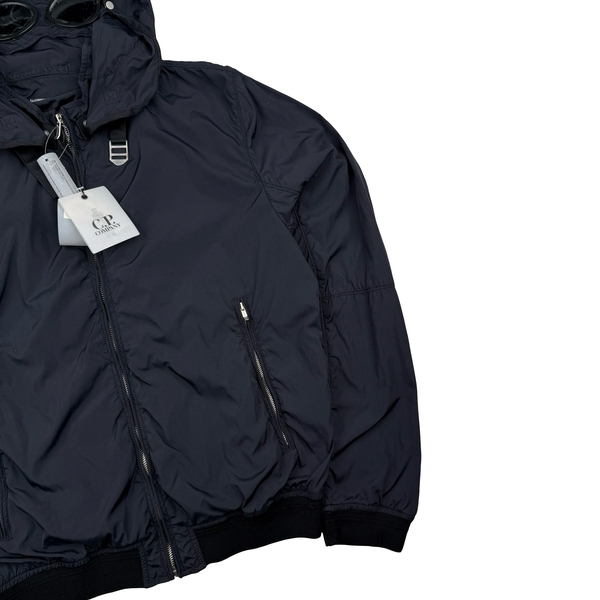 CP Company 2009 Navy Nylon Hooded Goggle Jacket - XXL