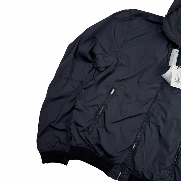 CP Company 2009 Navy Nylon Hooded Goggle Jacket - XXL