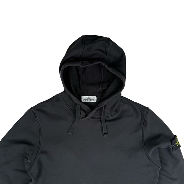 Stone Island 2022 Black Pullover Hoodie - Medium