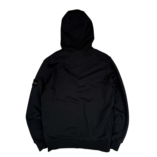 Stone Island 2022 Black Pullover Hoodie - Medium