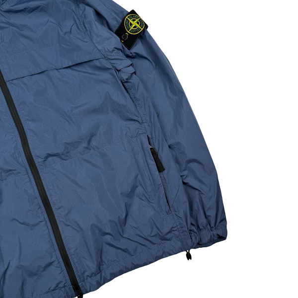 Stone Island 2024 Blue Crinkle Reps R-NY Jacket - Small