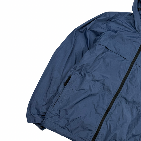 Stone Island 2024 Blue Crinkle Reps R-NY Jacket - Small