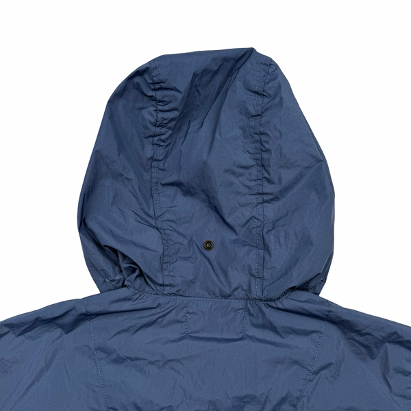 Stone Island 2024 Blue Crinkle Reps R-NY Jacket - Small