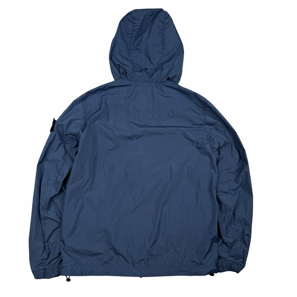Stone Island 2024 Blue Crinkle Reps R-NY Jacket - Small