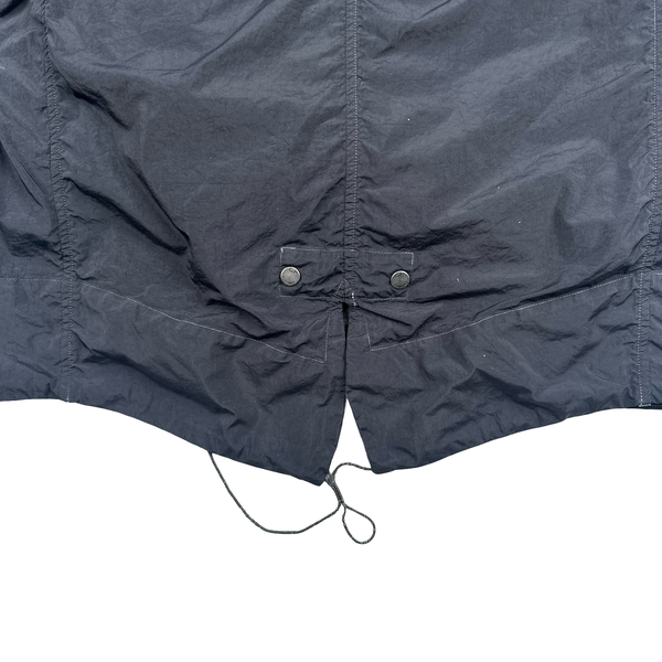 CP Company 2005 Black Multipocketed Long Parka Jacket - Medium