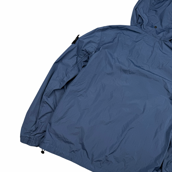 Stone Island 2024 Blue Crinkle Reps R-NY Jacket - Small