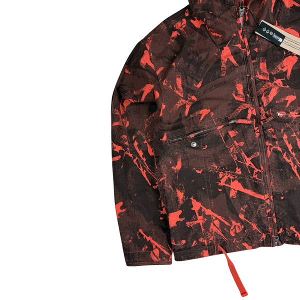 Stone Island 2025 Scan Camo On Stretch Ripstop-OVD Zipped Jacket - Large