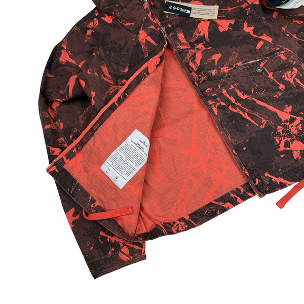 Stone Island 2025 Scan Camo On Stretch Ripstop-OVD Zipped Jacket - Large
