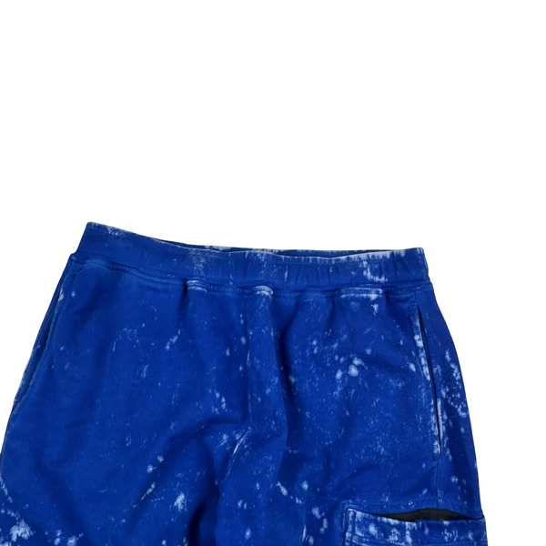 Stone Island OVD Camo Blue Cotton Shorts - Large