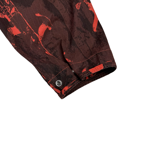 Stone Island 2025 Scan Camo On Stretch Ripstop-OVD Zipped Jacket - Large