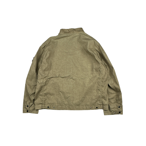 Stone Island 2003 Lino Flax Brown Lightweight Jacket - XXL