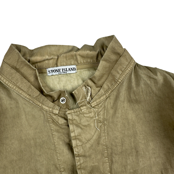 Stone Island 2003 Lino Flax Brown Lightweight Jacket - XXL