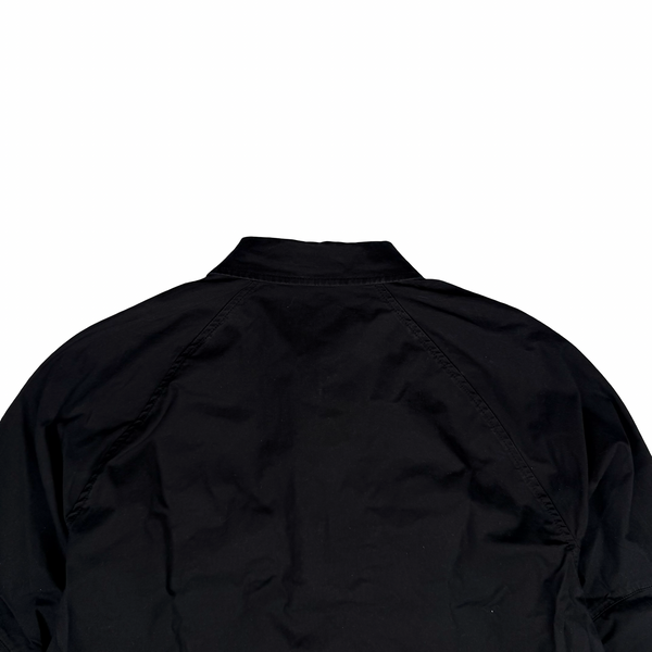 Stone Island 2020 Black Thick Cotton Ghost Piece Overshirt - Medium