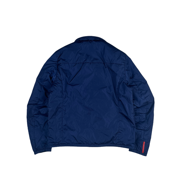 Prada Red Tab Reversible 2 in 1 Padded Nylon Jacket - Large
