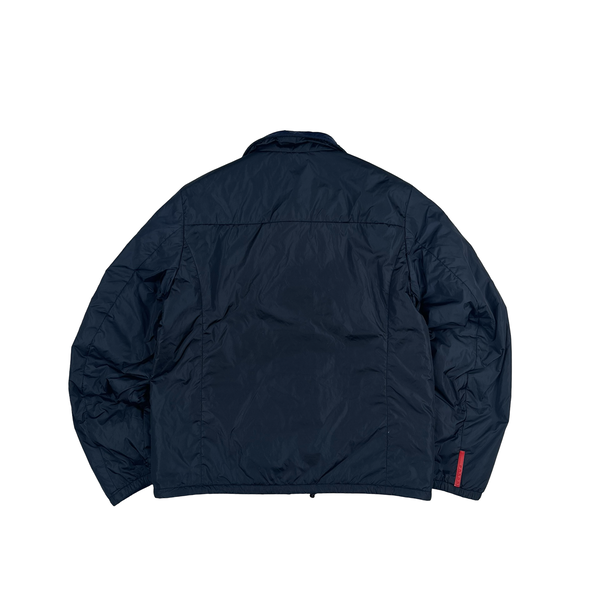 Prada Red Tab Reversible 2 in 1 Padded Nylon Jacket - Large
