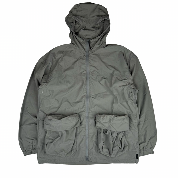 Snow Peak Pale Khaki Green Parka Jacket - Large