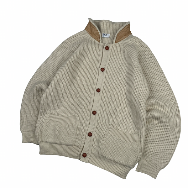 CP Company 1889 Ideas From Masimo Osti Buttoned Knit Jumper - Large