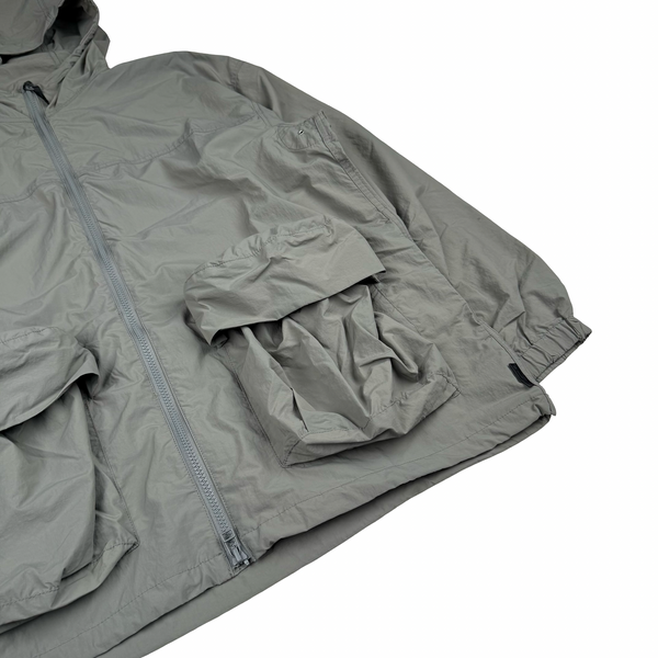 Snow Peak Pale Khaki Green Parka Jacket - Large