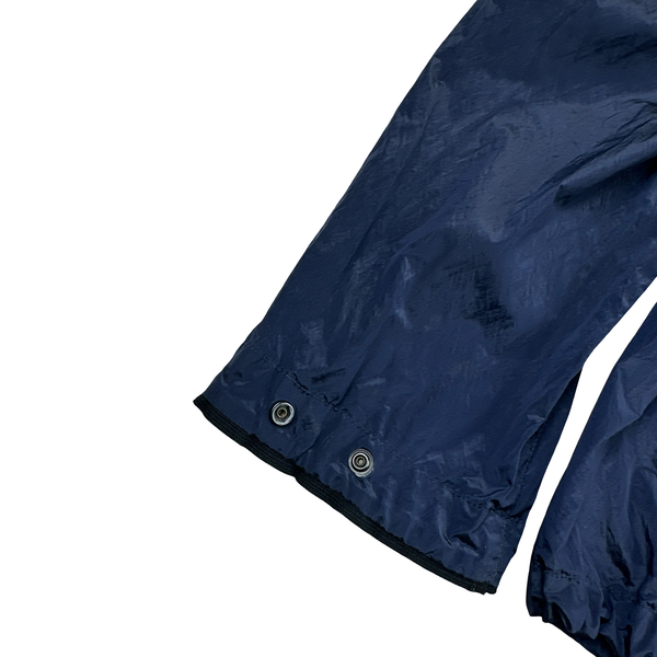 Stone Island 2009 Navy Nylon Metal Shimmer Zipped Jacket - XXL