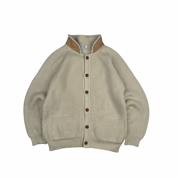CP Company 1889 Ideas From Masimo Osti Buttoned Knit Jumper - Large