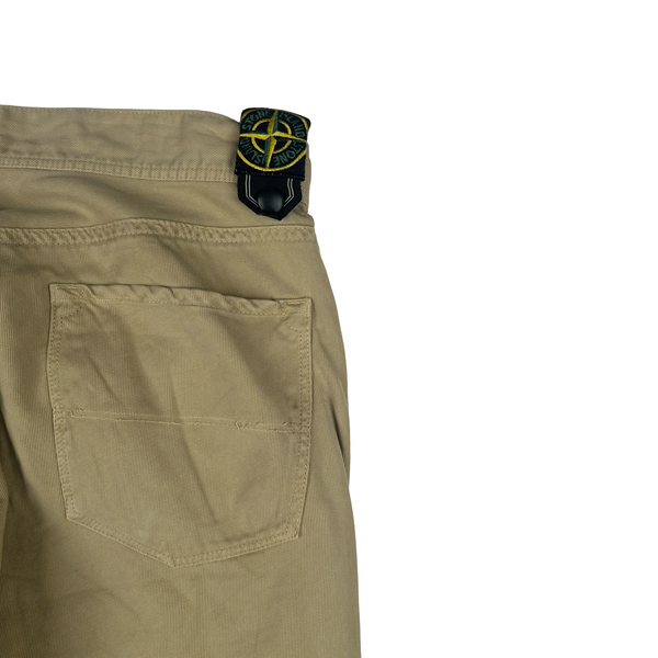 Stone Island 2008 Beige Straight Leg Trousers - 32"