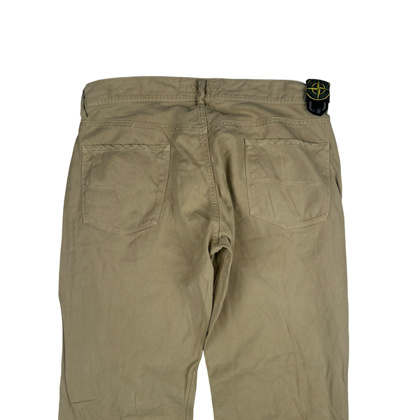 Stone Island 2008 Beige Straight Leg Trousers - 32"