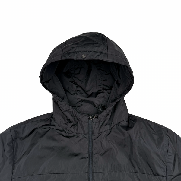 Prada Black Nylon Black Tab Hooded Jacket - XXL