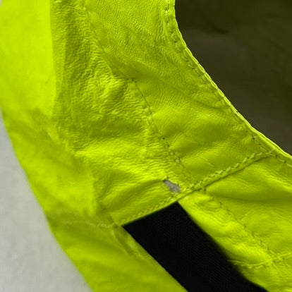 Stone Island 2016 Rare Neon Featherweight Leather Jacket - Medium