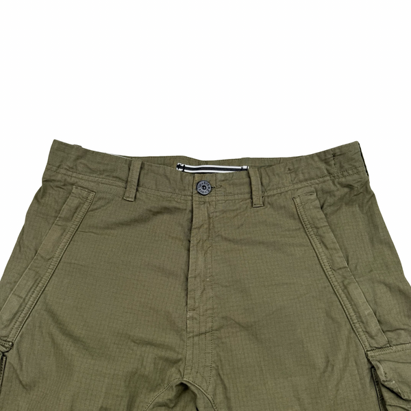 Stone Island 2019 Khaki Cargo RE-T Ripstop Trousers - 30"