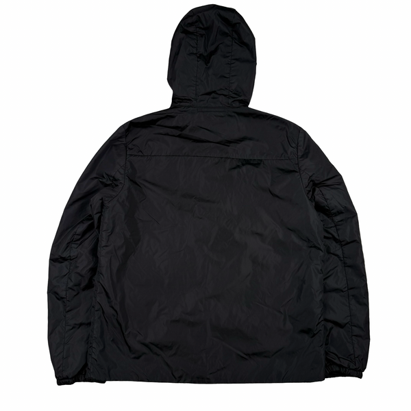 Prada Black Nylon Black Tab Hooded Jacket - XXL
