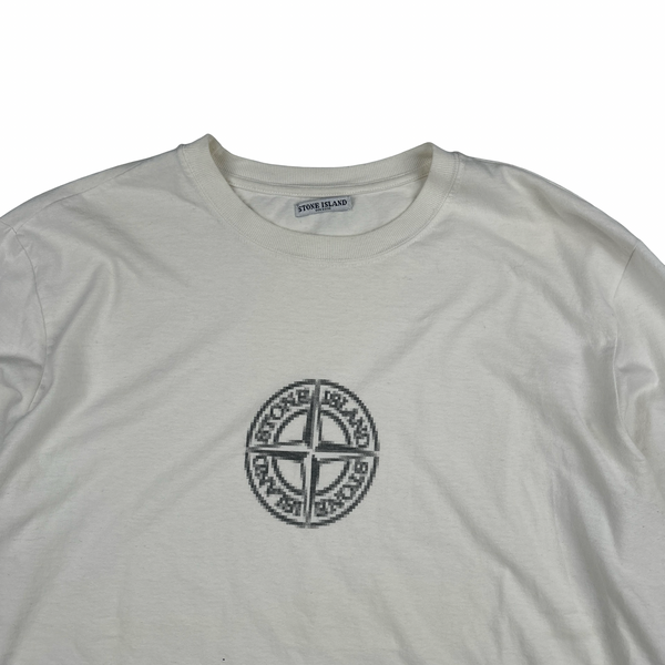 Stone Island Vintage Compass Long Sleeve T shirt  - XXL