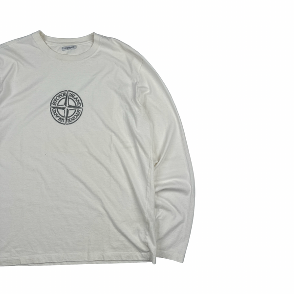 Stone Island Vintage Compass Long Sleeve T shirt  - XXL